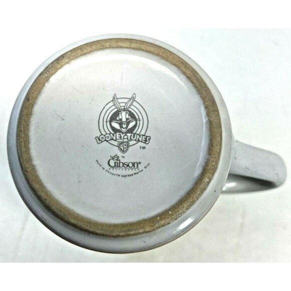 Warner Bros. Looney Tunes Bugs Bunny 1998 Green Coffee Mug Cup Gibson Vintage - Picture 7 of 7